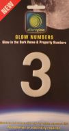 Glow in the dark house numbers