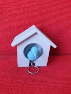 Bird house single key holde