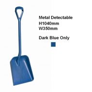 Detectable shovel large deep blade